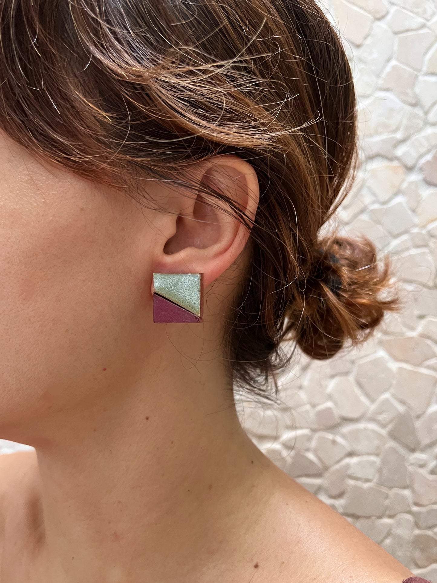 sterling silver earrings barcelona slim